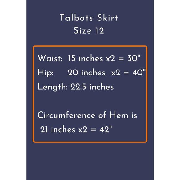 Fall Winter Timeless Black & White Plaid Window Pane Size 12 Talbot's Wool Skirt - Picture 3 of 14